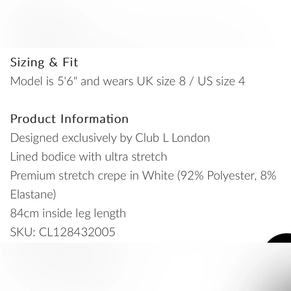 NWT Club L London off shoulder puff sleeve white ruched front jumpsuit - Picture 6 of 7